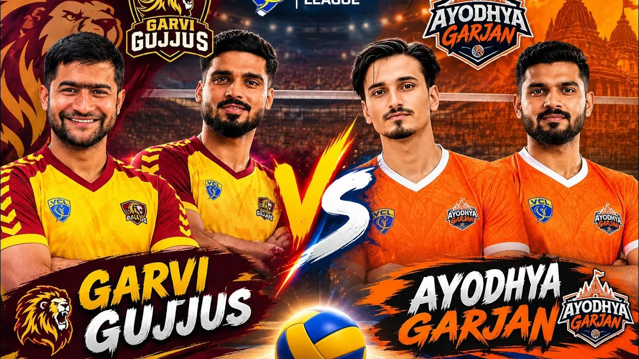 Garvi gujjus 🆚 Ayodhya garjan || set 3 || full match || VCL || Volleyball champion league