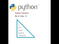 pattern in python 1 22 333 4444 55555-02