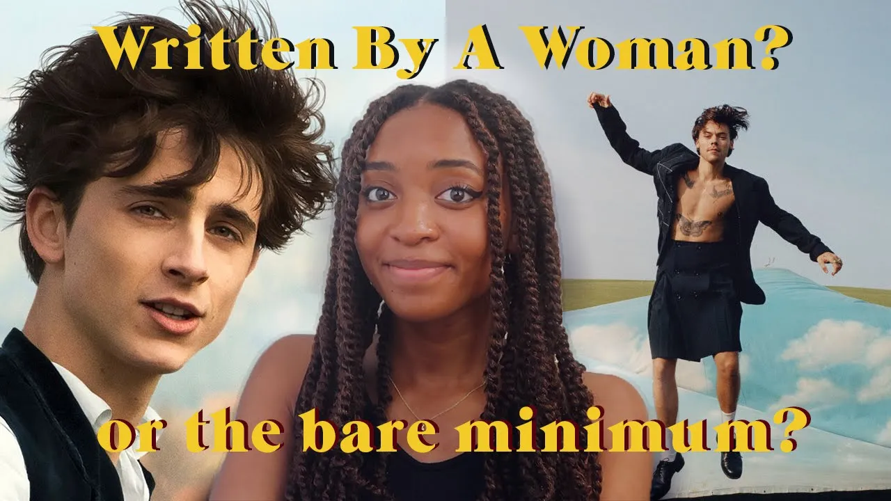 is he written by a woman or is it the bare minimum?