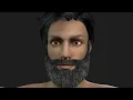 Transfer Daz Studio beard models with morph files to Iclone TEST