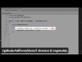 AddForce - Unity Tutorials