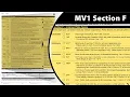 Filling out Section F of the 1 WI Title License Plate Application