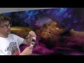 Painting An Outer Space Galaxy Scene - PART 5