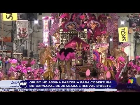 Grupo ND assina parceria para cobertura do carnaval de Joaçaba e Herval d’Oeste