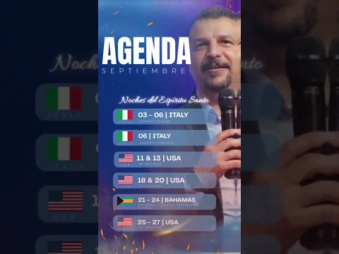 ¡Septiembre, las Noches del Espíritu Santo están llegando! 🔥
