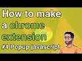 How to make a Chrome Extension - Popup javascript and getting data from the inputs