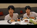 Download Lagu 🔴 All subtitle, BTS Jin live on weverse 2025 07 05 🍚 Otsukare Samadeshita