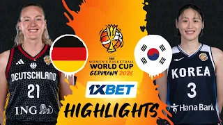 Qualif. to QF | Germany 🇩🇪 v Korea 🇰🇷 | 1XBET Highlights | FIBA Women's Basketball World Cup 2026