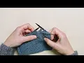 Download Lagu How to do a yarn round needle on a purl row - YRN