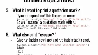 00 - 02 Java 101 Hello World Errors