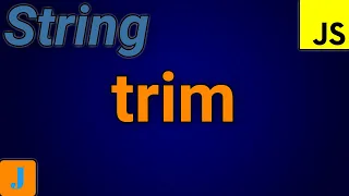 JavaScript String trim