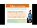 Robustness Features of java