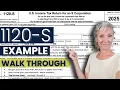 How to Fill Out Form 1120-S Schedule L M-1 M-2 Distributions Tax Basis More EXAMPLE
