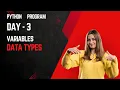 Python for Beginners Data Types Strings Integers Floats Booleans