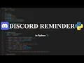 Simple Discord Reminder Bot with Python No Bot Setup Just Webhook