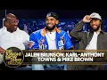 Jalen Brunson Karl-Anthony Towns Mike Brown Celebrate NBA Finals Victory React to Superstitions