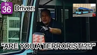 MTA Bx36 Bus Driver Calls Me a Terrorist for Filming