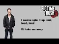 Big Night - Big Time Rush Lyrics