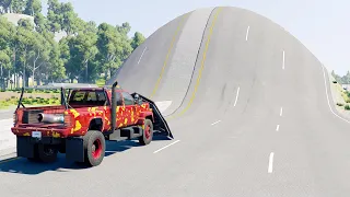 Mobil vs Bumps #24 - BeamNG Drive