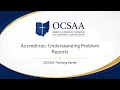 Accreditrac Understanding Problem Reports