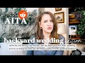 AITA for REFUSING a Backyard Wedding for my SISTER Wedding Planner REACTS