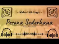 Download Lagu Video Lirik Lagu - Pesona Sederhana - Rony Parulian
