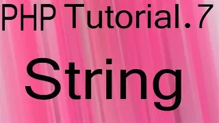 Php Bangla Tutorial Part 6 PHP String Functions