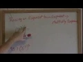 Lesson 19 - Raising an Exponent to an Exponent