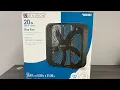 Utilitech 20 Box Fan Unboxing Checkout Lowe s Budget Fan