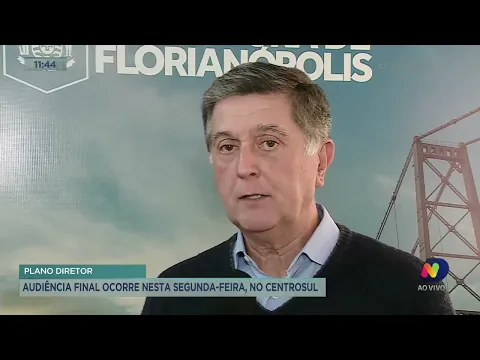 VÍDEO: Florianópolis realiza audiência final do Plano Diretor; confira balanço