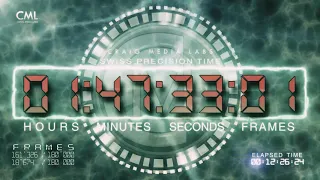 2 Hour Deluxe Countdown Timer Futuristic Design With Voice Over 