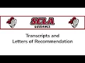 Transcripts and Letters of Recommendation