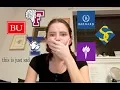 11 college decision reactions 2019 Fordham Boston University Yale more