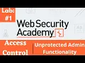 Unprotected Admin Functionality Web Security Academy