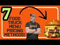FOOD TRUCK MENU PRICING GUIDE 7 WAYS TO PRICE FOOD TRUCK MENUS FOR PROFIT