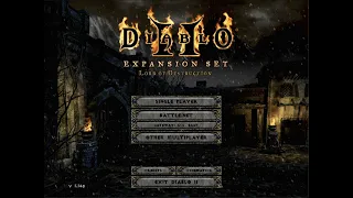 Diablo 2 Lord Of Destruction Menu Screen 1 Hour 