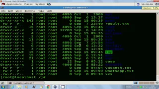 How to create a file by using touch command