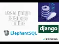 Free django database online