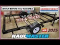 NEW Harbor Freight Trailer Build Tips Tricks