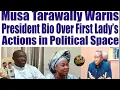 Lagu KOL RES 679: Musa Tarawally Warns President Bio Over First Lady's Actions in Politics
