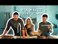 SURPRISE GUEST Mia Makes Shrimp Scampi Cooking With Bradley