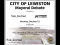 Lewiston Mayoral Debate