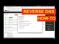 REVERSE DNS - HOW TO SETUP