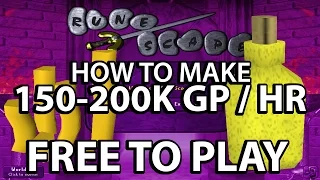 F2P Money Making Guide - Yellow Dye 150-200k hr Old School Runescape