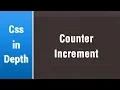Arabic Css Lessons - Counter Increment and How To Use It