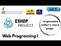 Design a Responsive Seller s Store Page E-Shop Project Task 15 Web Programming Java Institute