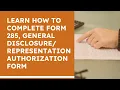 Learn How to Complete the Arizona Form 285 General Authorization Form