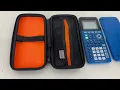 Texas Instruments TI-84 Plus CE Graphing Calculator Blue w Case and Charger