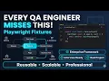 Playwright Fixtures Explained Built-in vs Custom Fixtures Enterprise Framework Tutorial