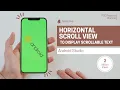 How to Create Horizontal ScrollView Mobile Application in Android Studio Android Studio